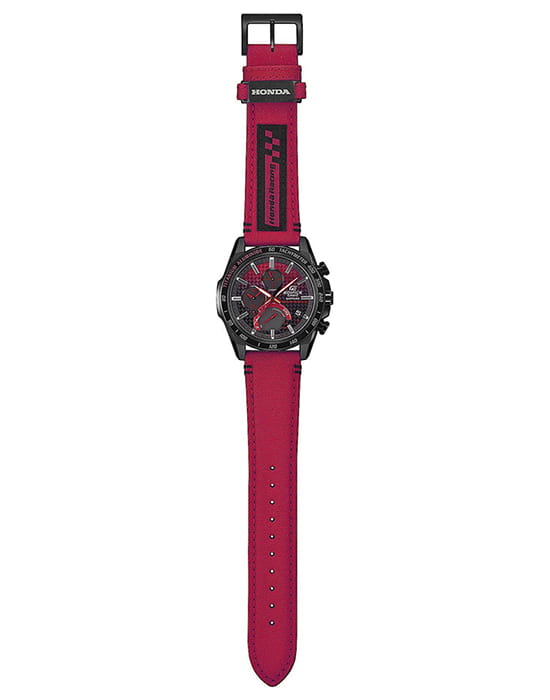 Casio Casio Edifice EQB-1000HRS-1A, edifice япония мужские часы на браслете тканевый боковой вид